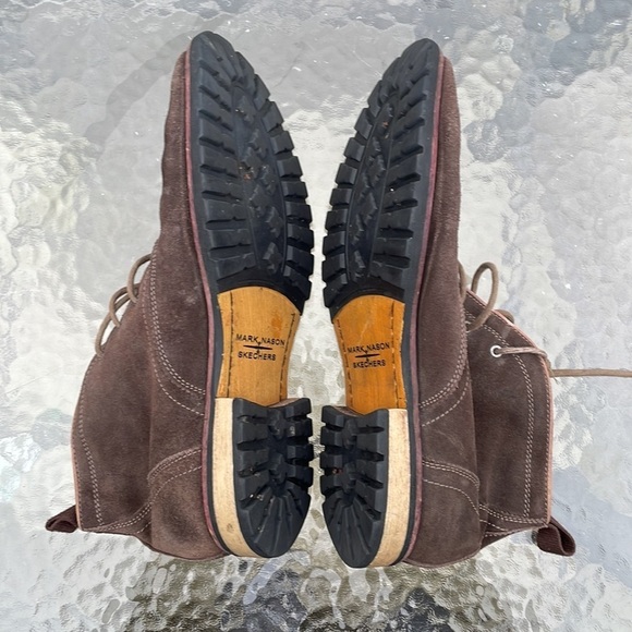 Skechers Mark Nason Harrow Chocolate Suede Chukka Ankle Boot size 11 main image 9